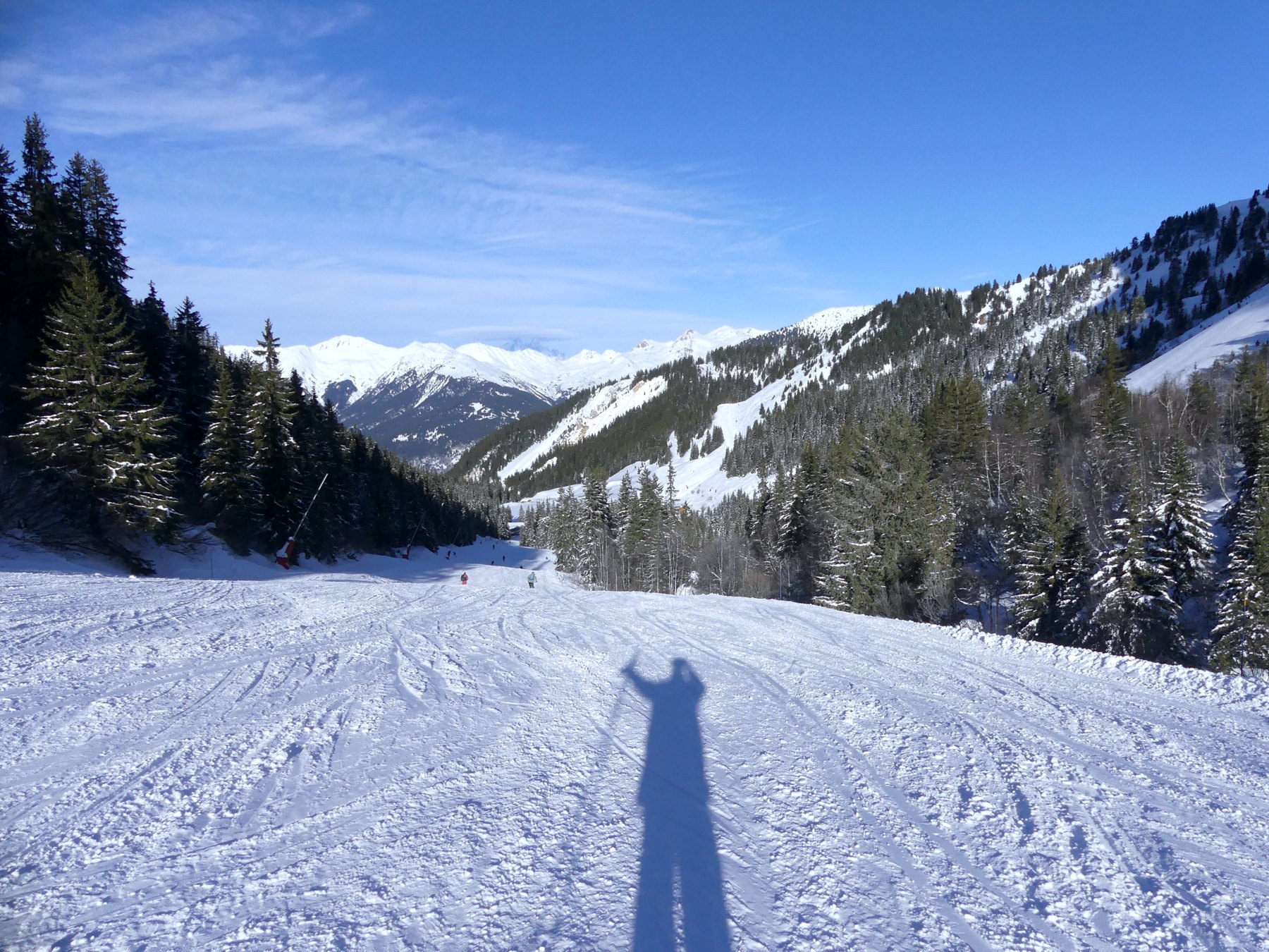 The Creux ski piste in Courchevel
